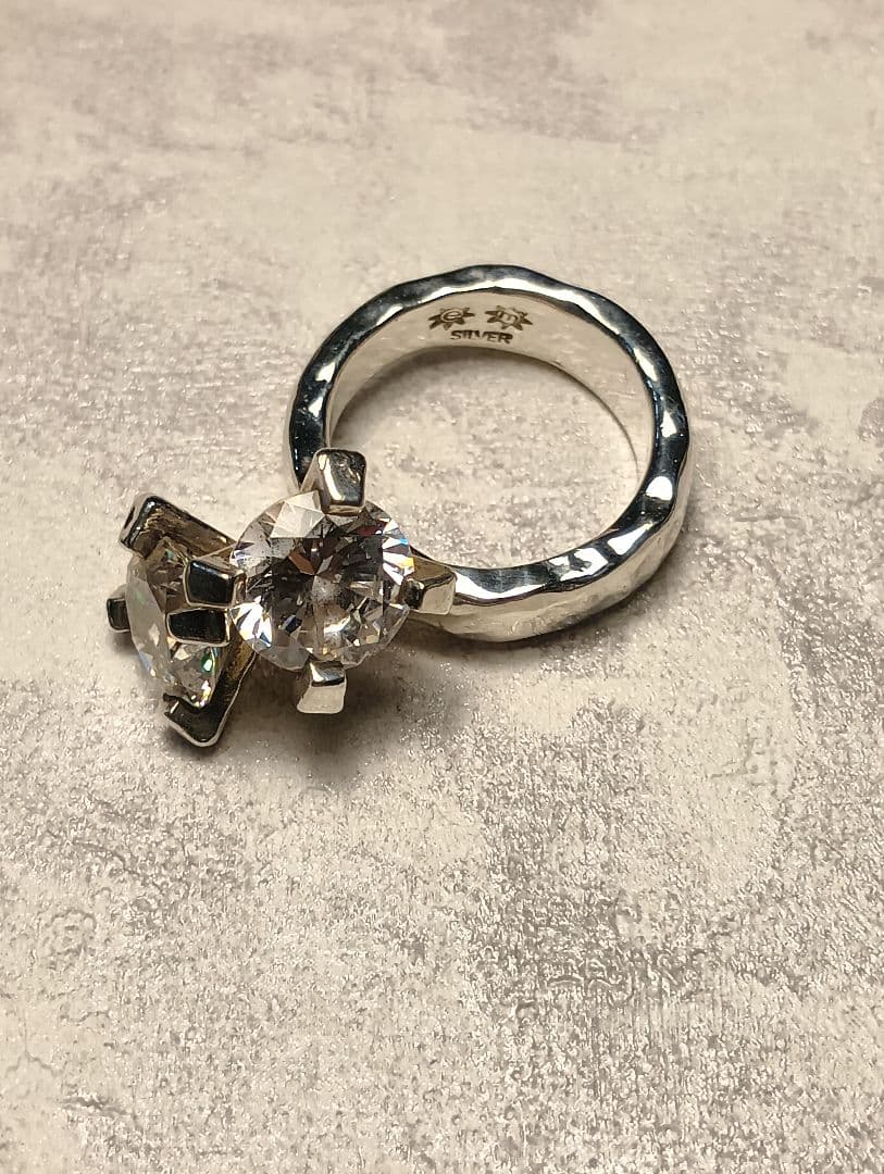 e.m シルバーリング17号大きめ