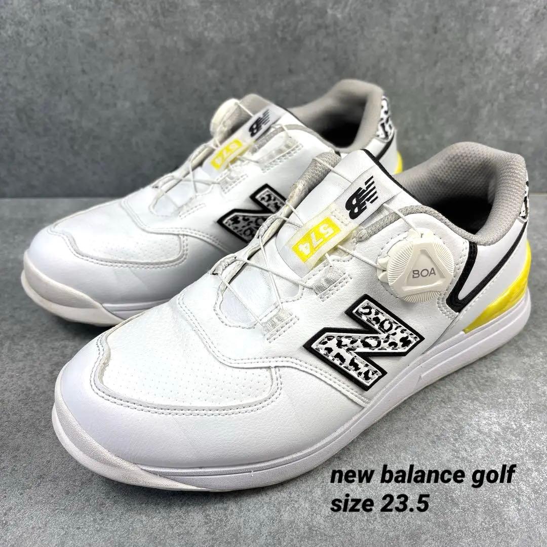 new balance ニューバランス ゴルフ 23.5 ボアダイヤル レザー