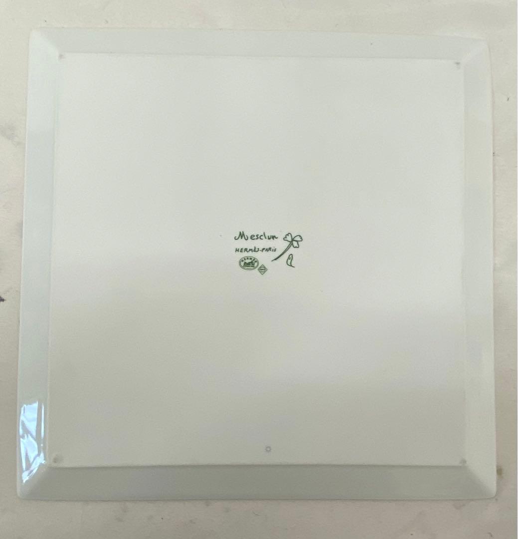 △ HERMES エルメス Mesclun メスクラン プレート 皿 正方形