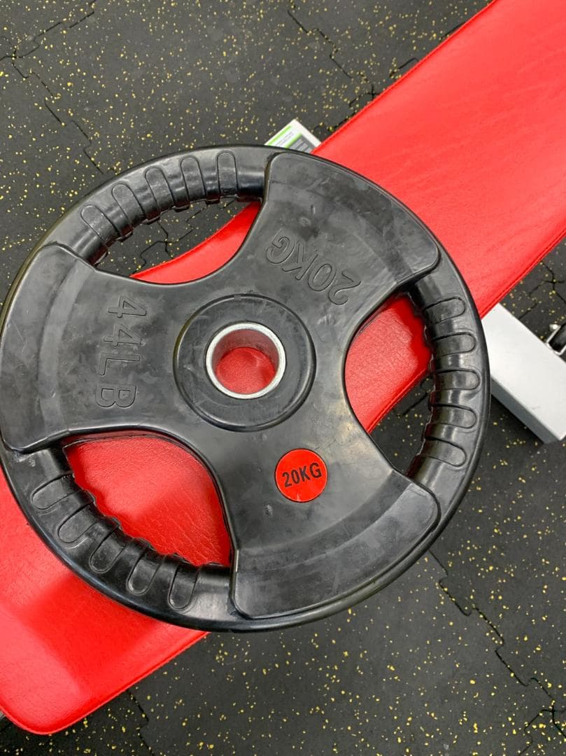 50mm 3グリップラバープレート　20㎏8枚 計　160㎏