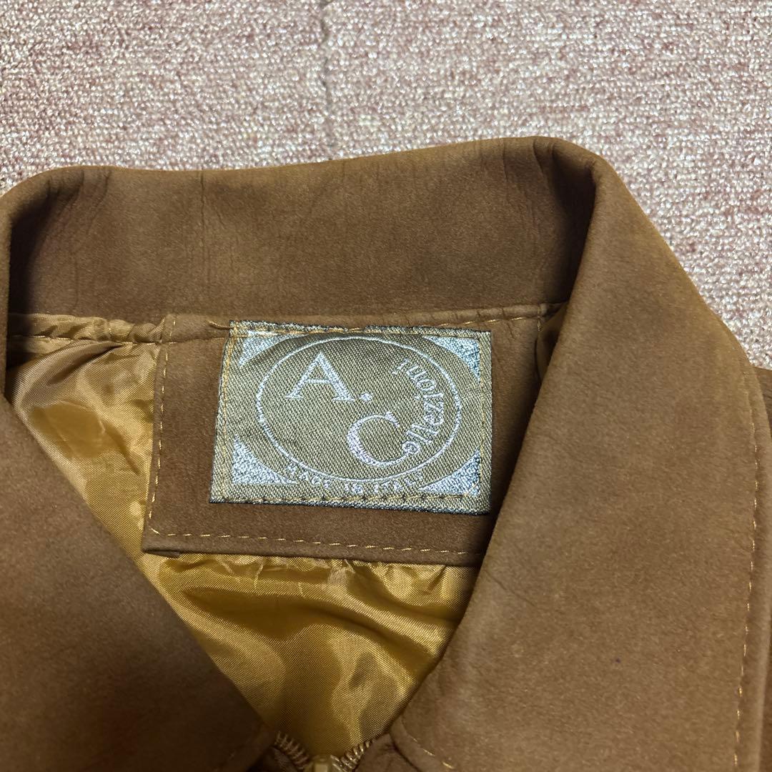 フ*ウ様 アルマーニ　コレッツォーニ　フェークスエードジャケット　00s