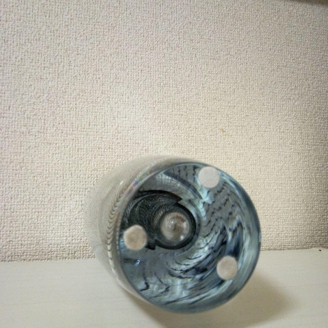 月夜野工房　クリスタルガラス花瓶　フラワーベース　希少
