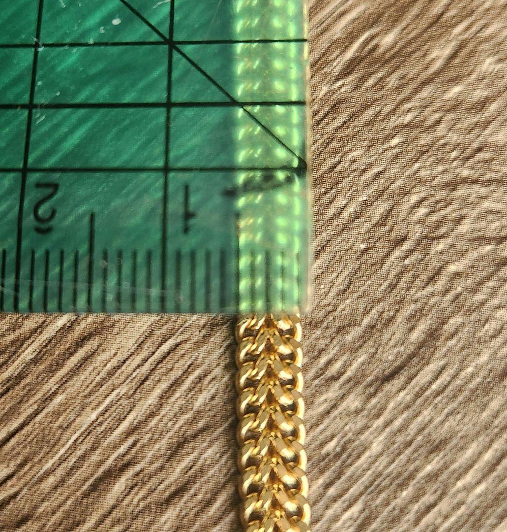 K18ハートビズブレスレット 16+3cm