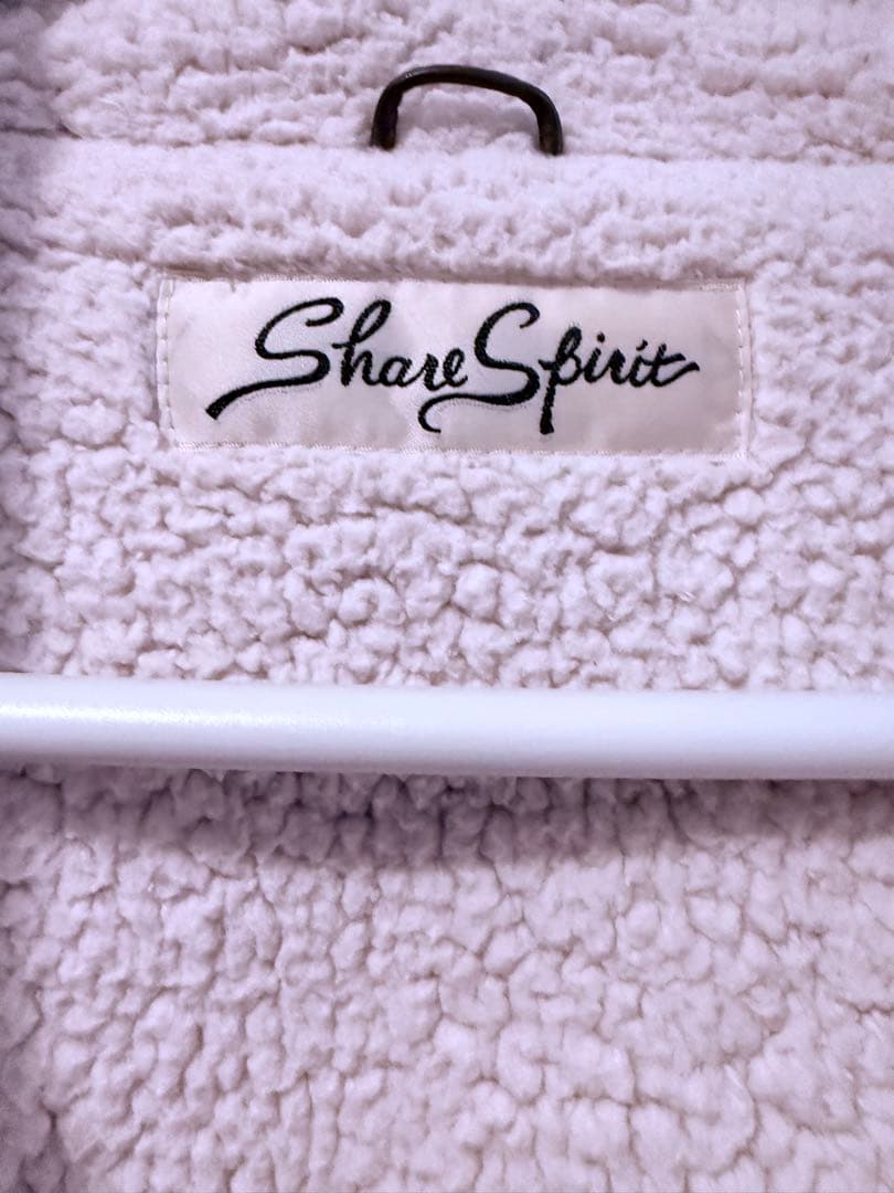 ブランドSHARESPIRIT グレー レザー シングルライダースジャケット