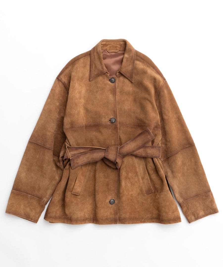 Real Suede Oversized Shirt スエードジャケット