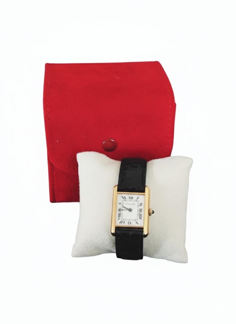 5日まで限定値下げ カルティエ タンク ルイ カルティエ MM YG 手巻き