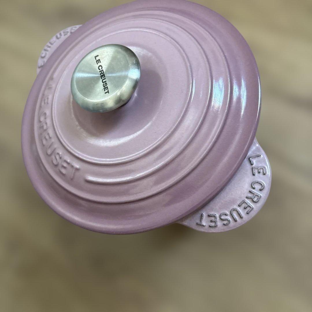 LE CREUSET 鋳鉄 両手鍋 ピンク