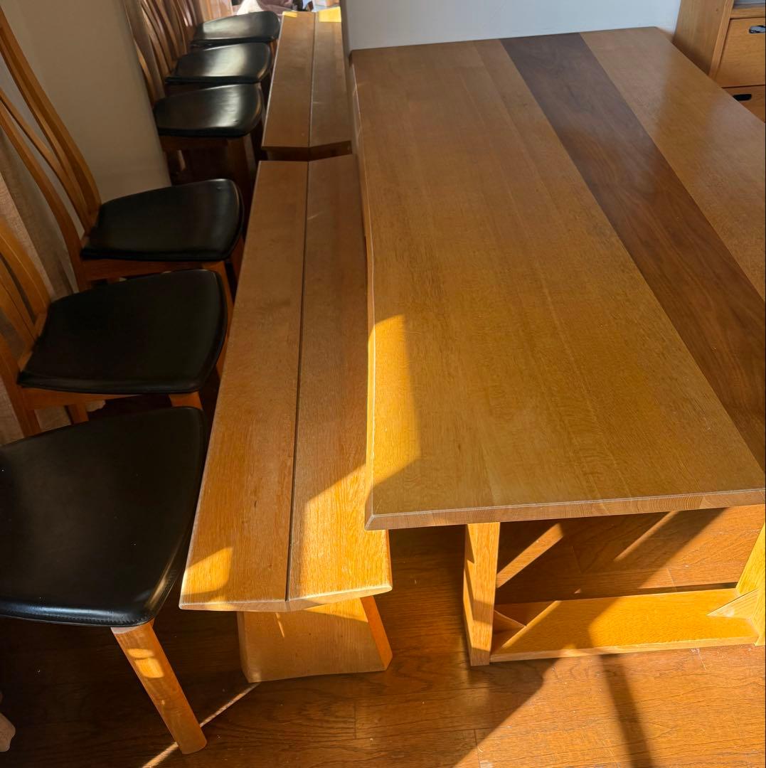 ミミ様 テーブル 飛騨高山 日進木工 ダイニング5点セット