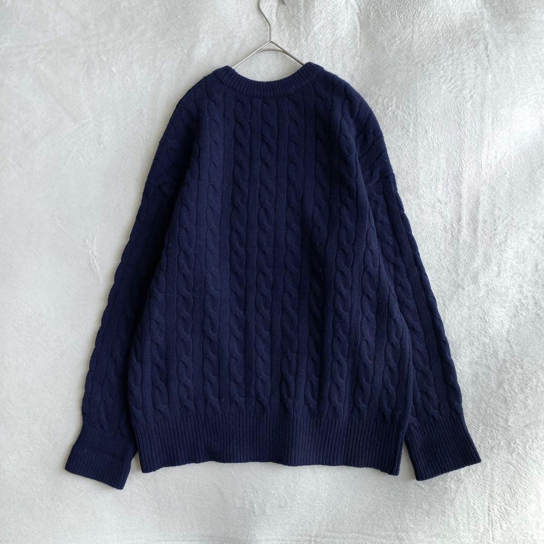 【定価3.6万✨】EVERYDAY I LIKE カシミヤ混　Cable ニット