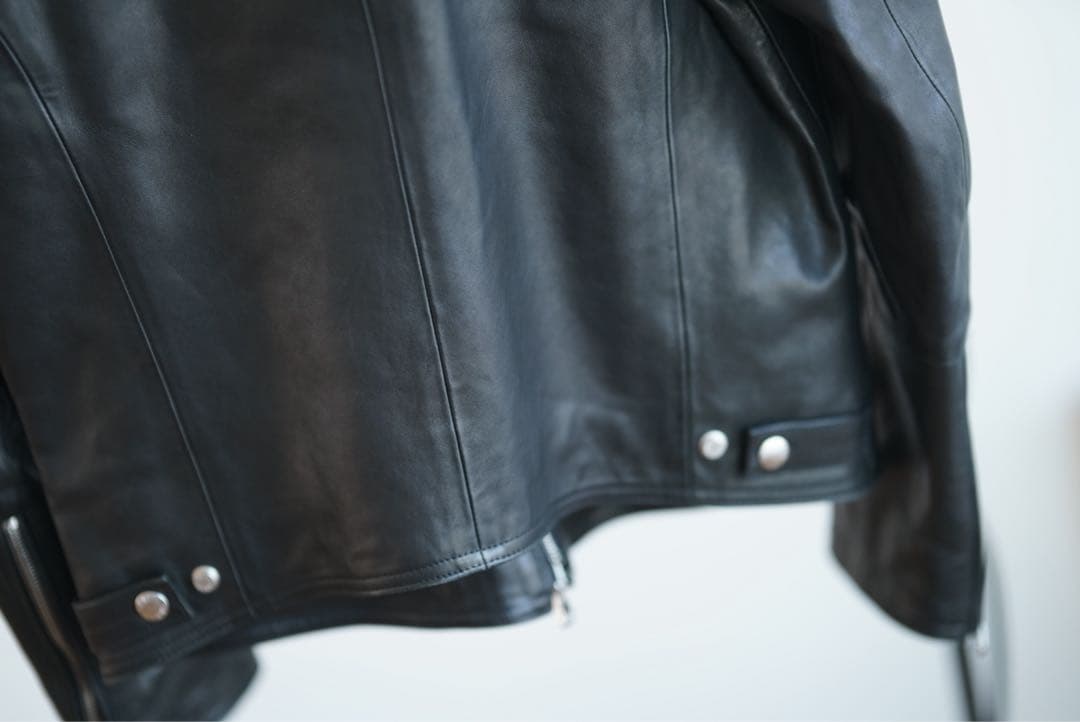 タ*カ様 EMMETI JURI ユリ 羊革 ラム レザー シングルライダースジ