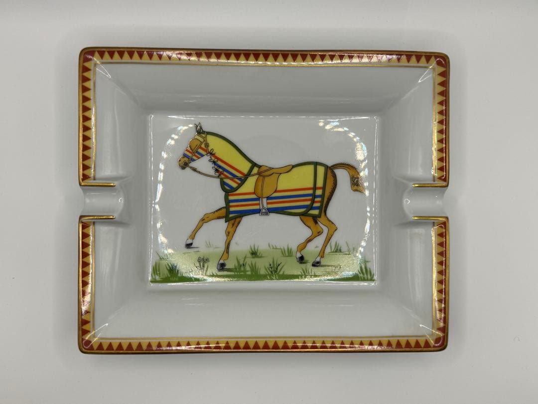 エルメス　HERMES　ビンテージ　灰皿　アッシュトレイ