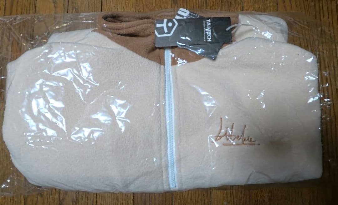 Libelice フリースハーフジップ XL ベージュ