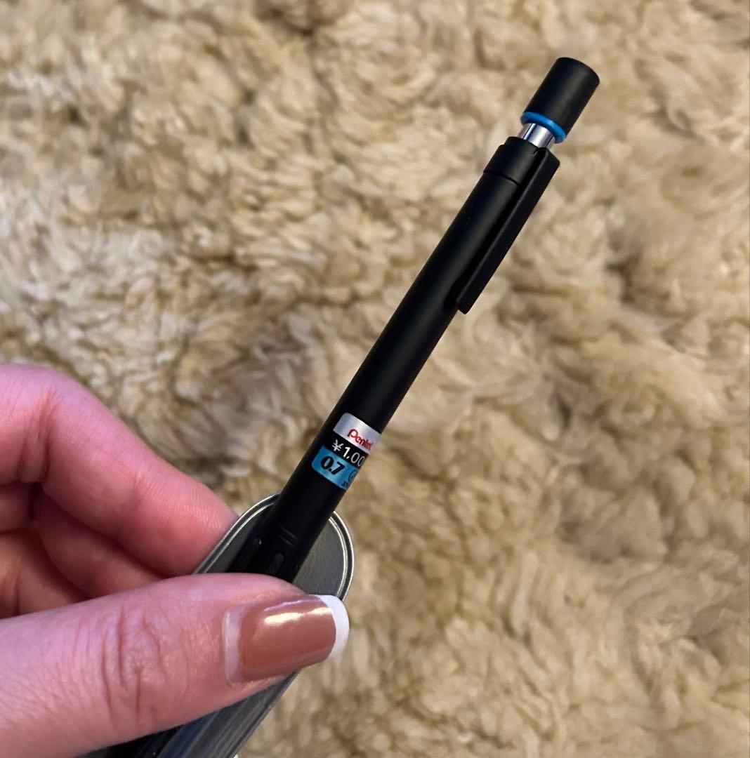 たど様◆レア廃盤◆旧型ぺんてる◆GRAPH1000◆PG1007青◆0.7シース