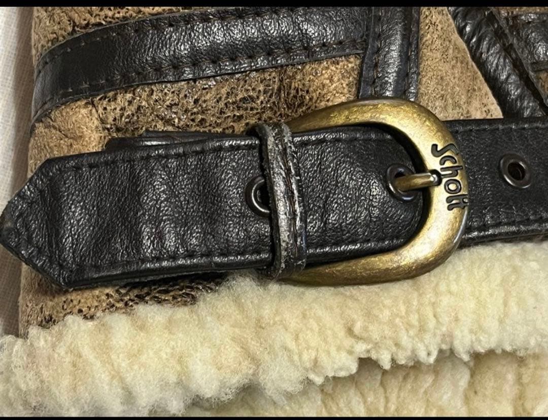 ショットB-3ムートンフライトジャケットADEALジッパー尾錠金具に刻印 38