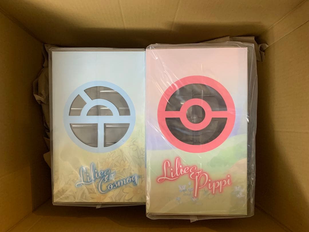 【2点セット】①リーリエ＆コスモッグ ②がんばリーリエ&ピッピ