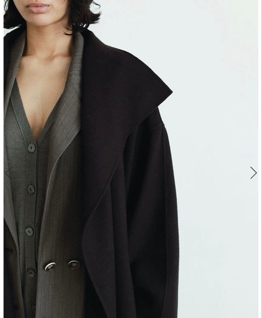 【新品】SANTE by ETRE TOKYO ウーステッドクロークリバーコート