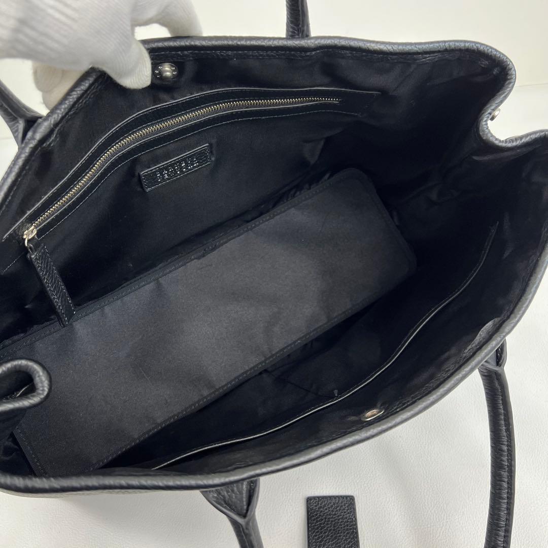 【TAKU様】バーニーズニューヨーク トートバッグ ビジネス ベンツ 本革 黒