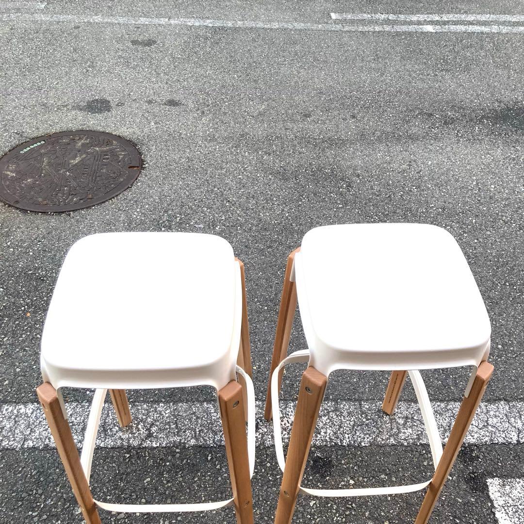 【直接お渡しのみ】【名作】MAGIS Steelwood Stool 2脚セット