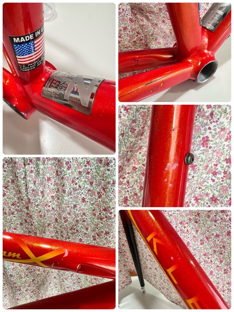 クラインqカーボンチームフレーム 希少  Q-Carbon TEAM