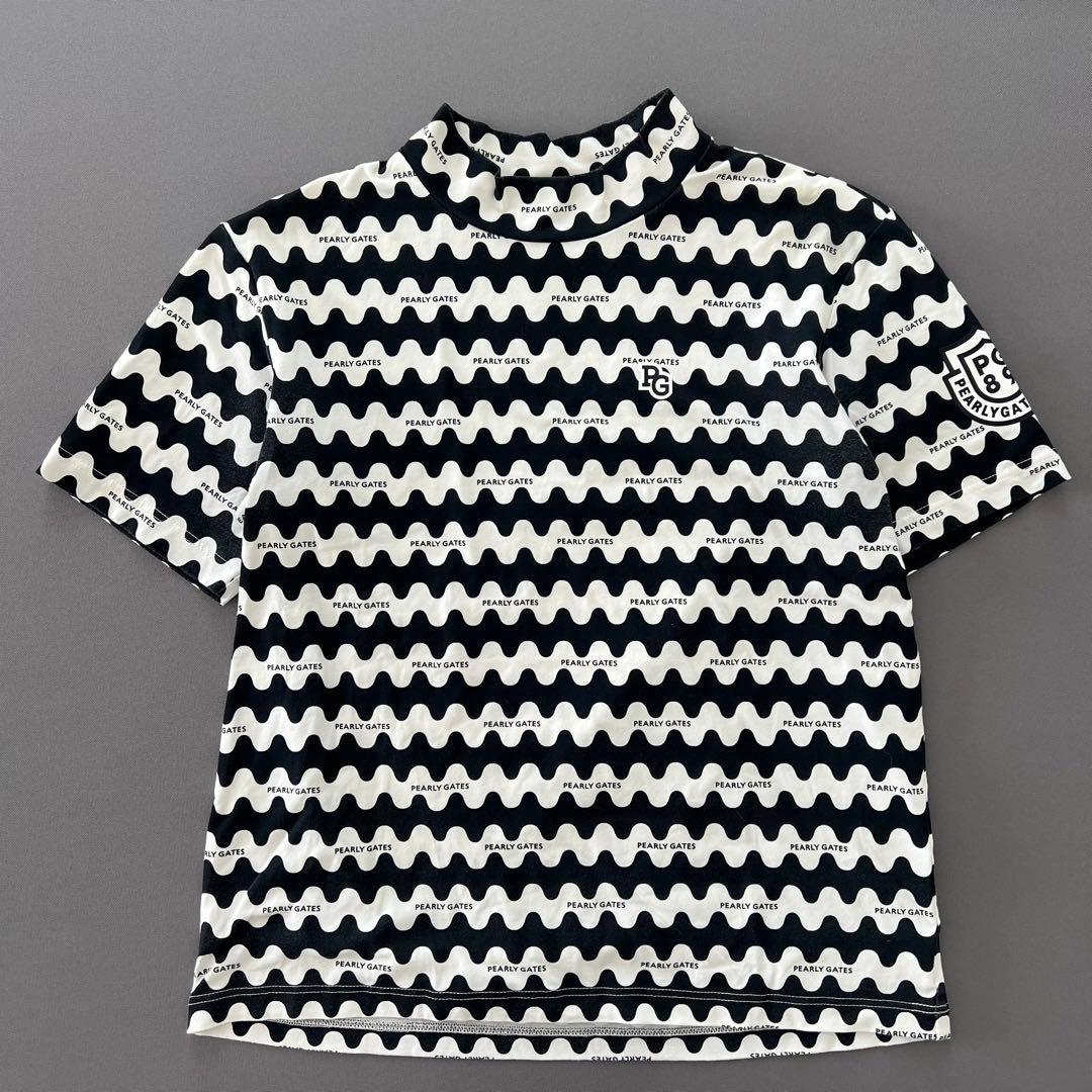 パーリーゲイツ　セットアップ　メンズ　ゴルフ　モックネック　ボーダー　パンツ　M