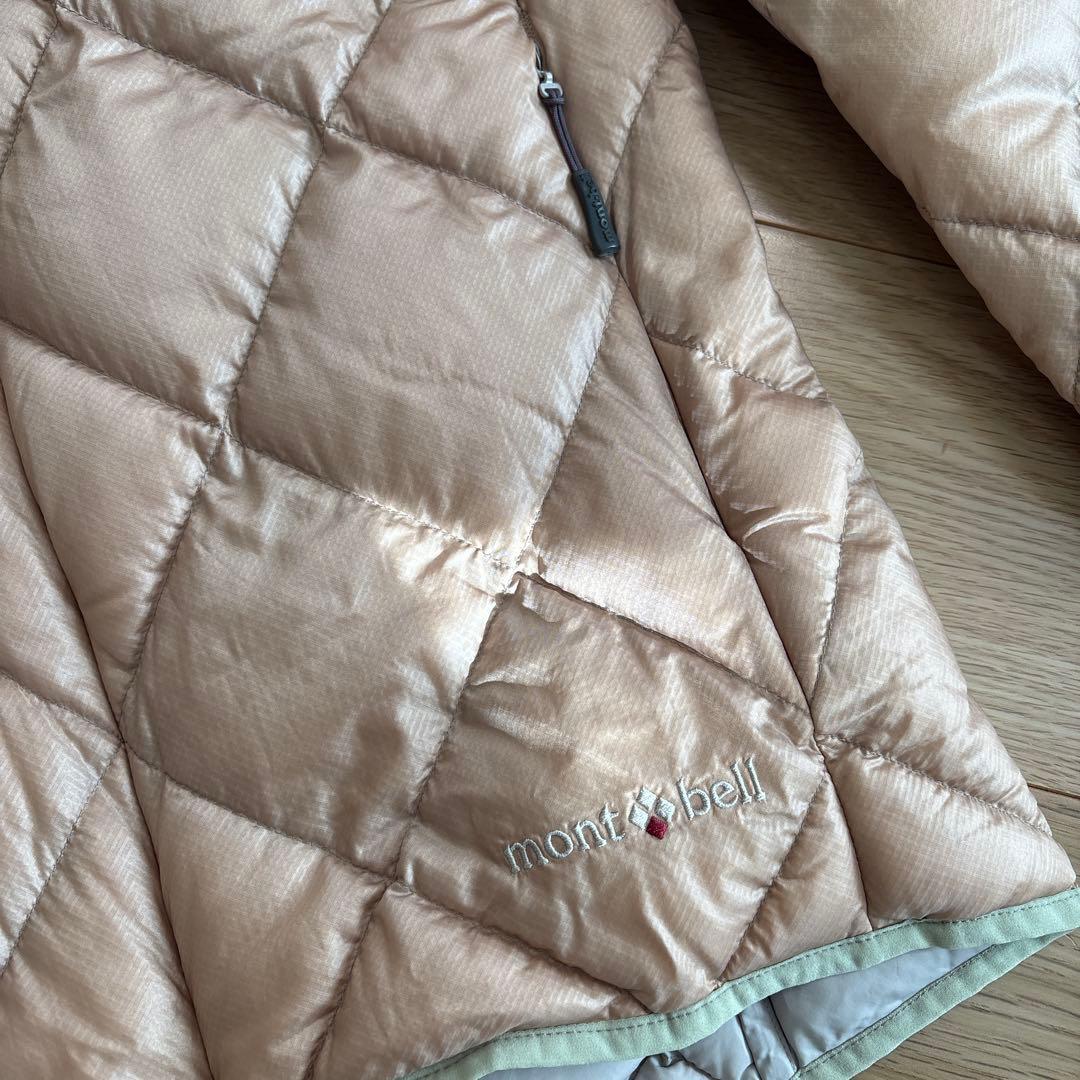 美品 mont-bell ライトアルパインダウンジャケット M ベージュ