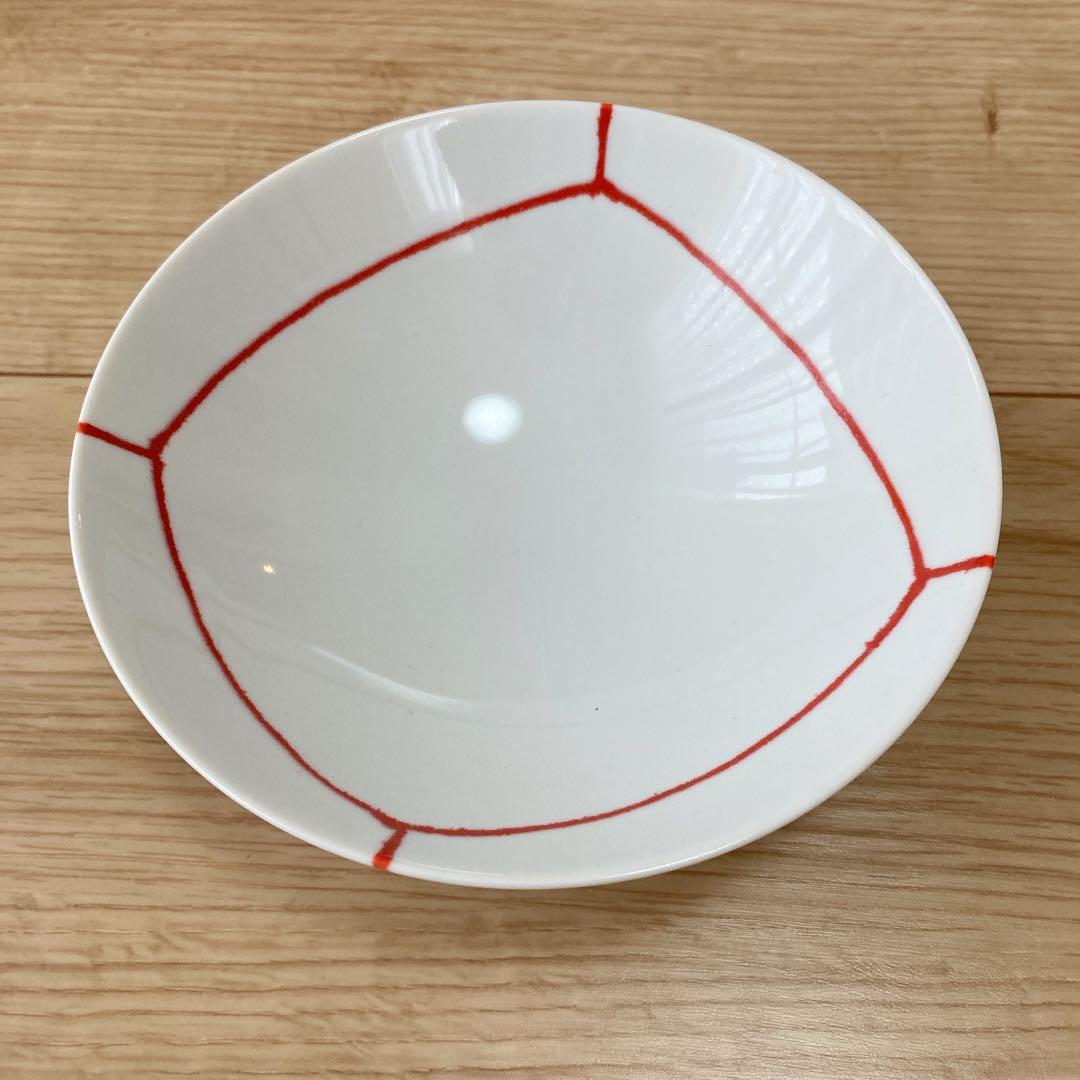 【美品】白山陶器　平茶碗　4客セット　ボウル　鉢　波佐見焼　平茶わん