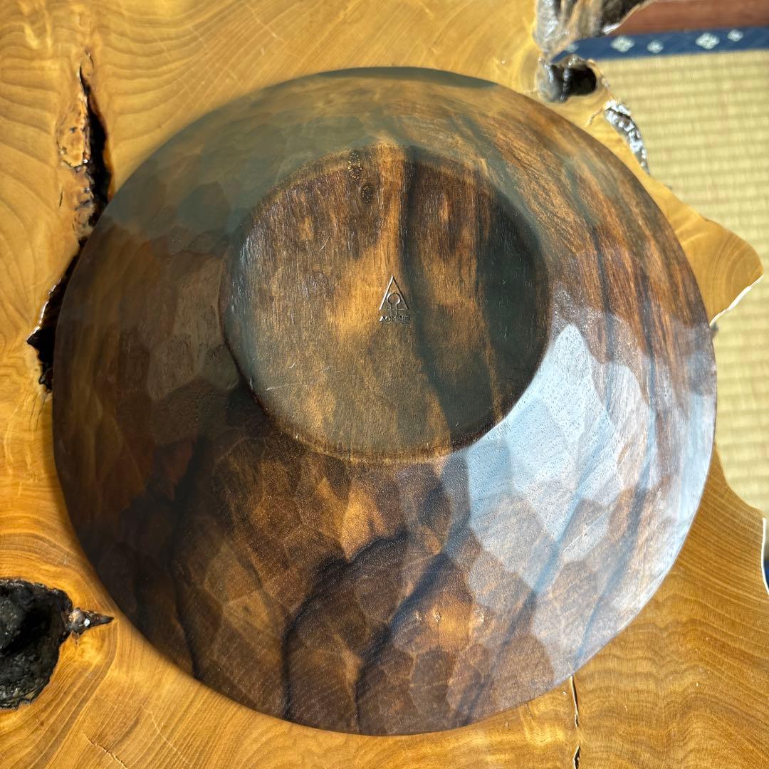 黒柿 深鉢 青峰重倫造 直径17cm 共箱