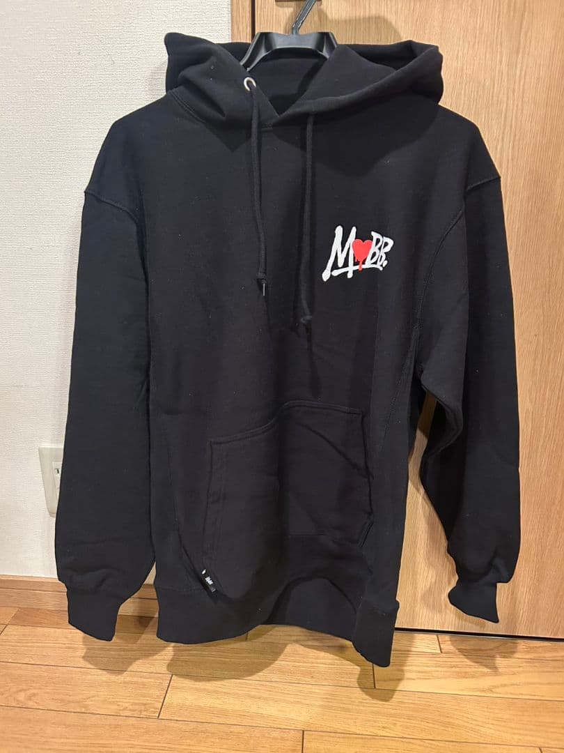 MOBB. ロゴデザイン パーカー Lサイズ 黒
