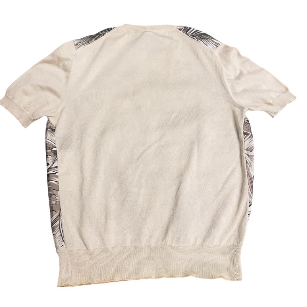 美品＊Salvatore Ferragamo フェラガモ＊絹半袖トップスXS