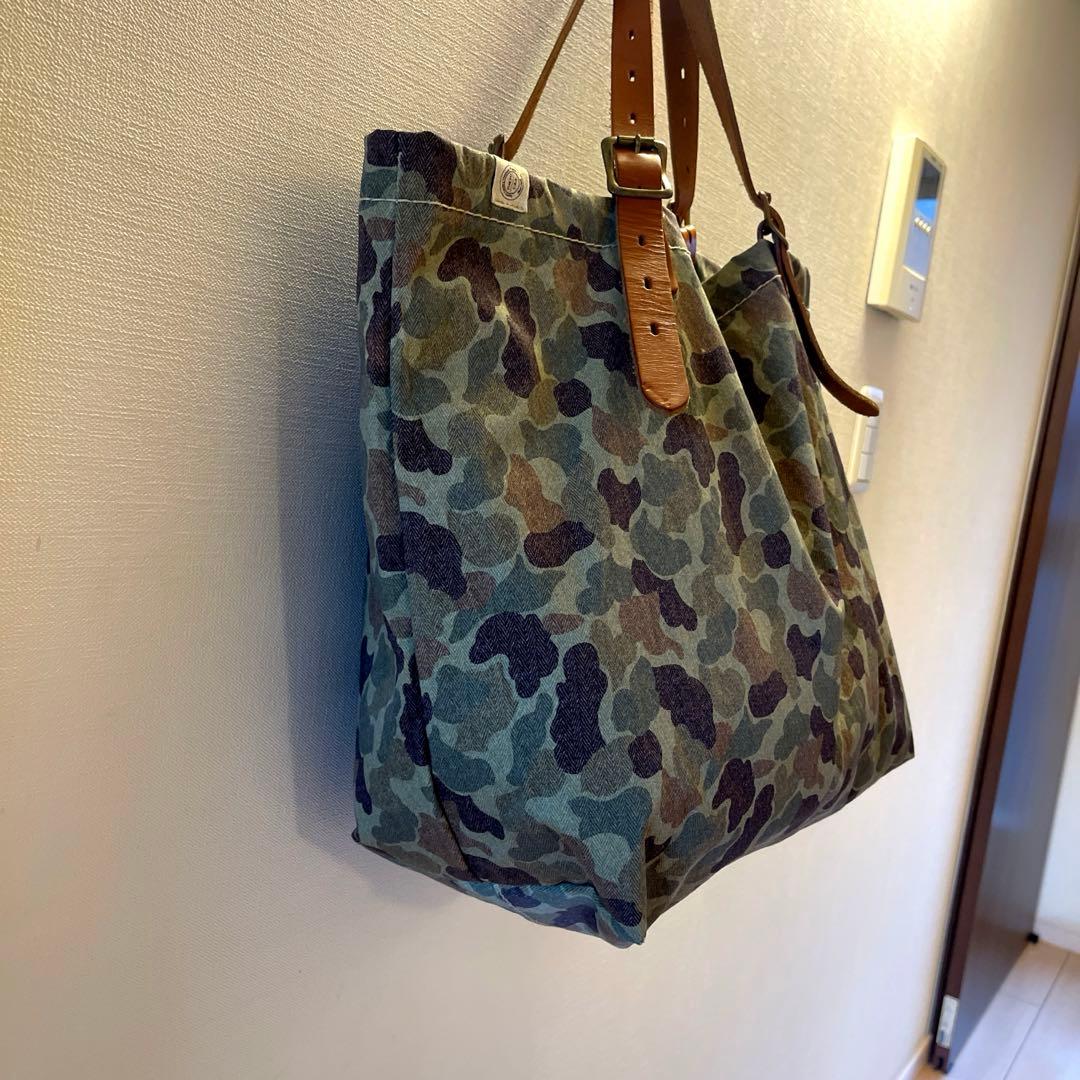SLOW スロウ　コンブナイロントートバッグ　迷彩　コンディション良好