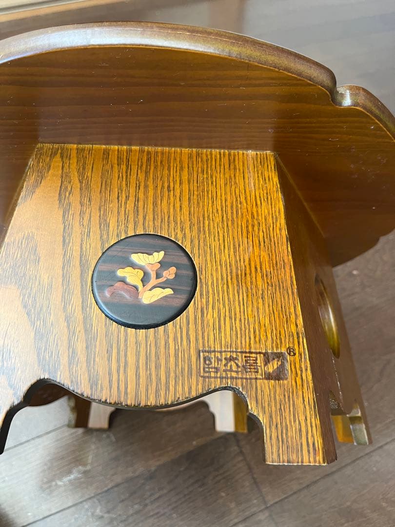 韓国のお膳台　台付盆