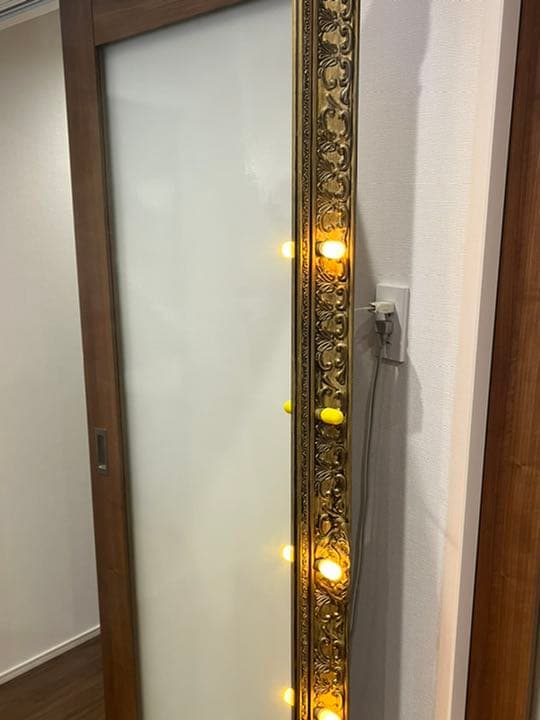 【直接取引限定】※値下げ※アンティーク　立て掛け式鏡