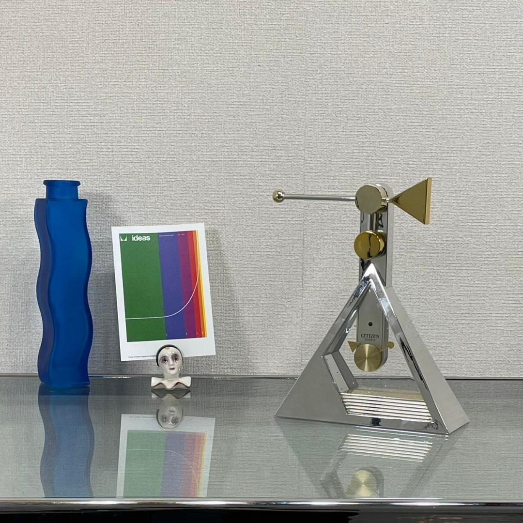 90's シチズン ポストモダン 置き時計 Citizen テーブルクロック