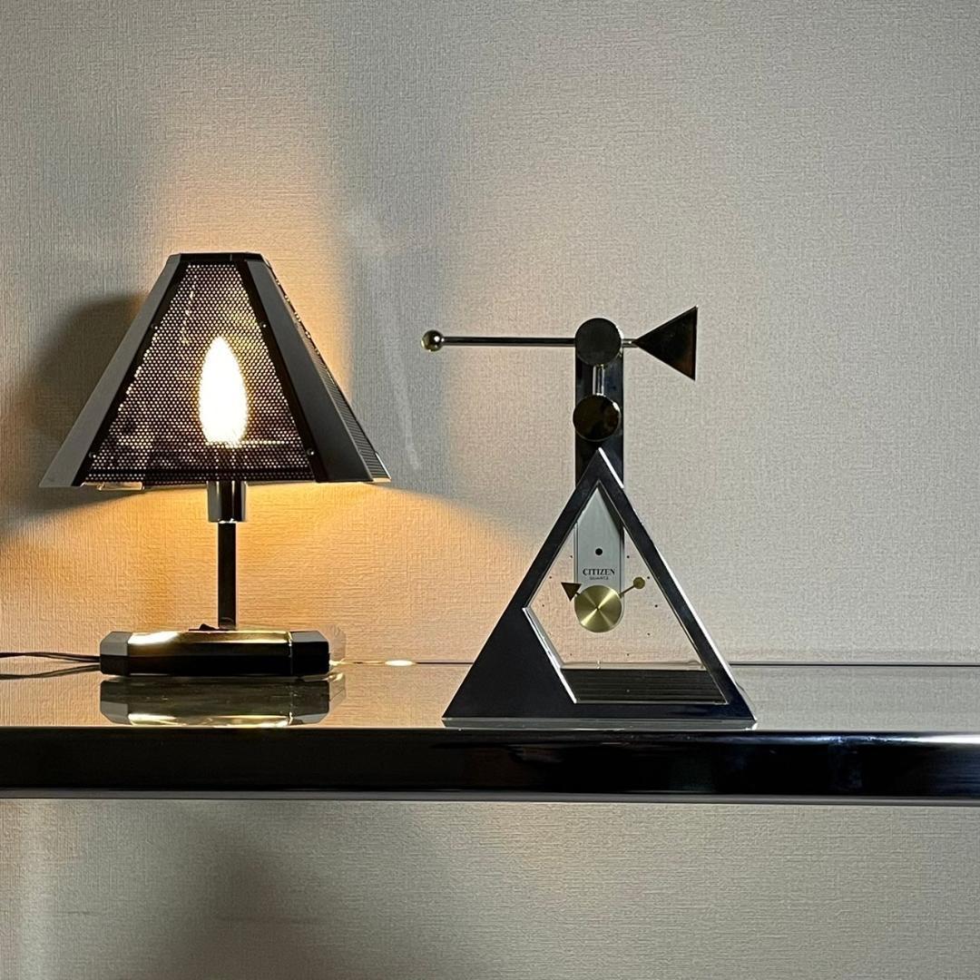 90's シチズン ポストモダン 置き時計 Citizen テーブルクロック