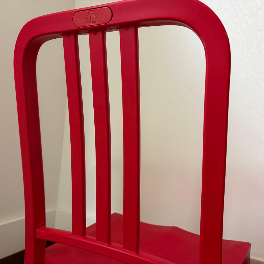 EMECO エメコ 111 ネイビーチェア 27万 コカコーラ レッド 2脚