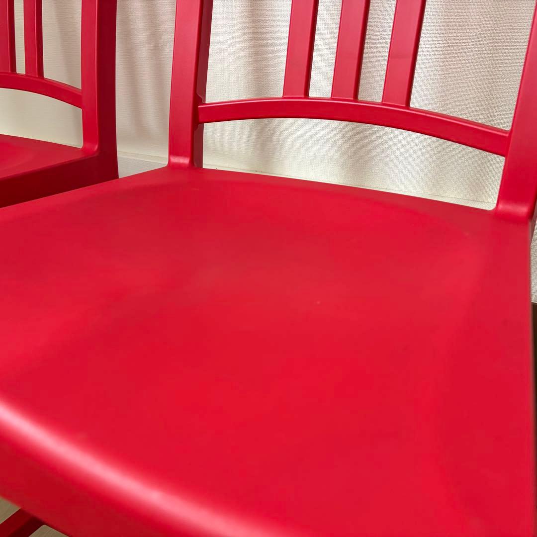 EMECO エメコ 111 ネイビーチェア 27万 コカコーラ レッド 2脚