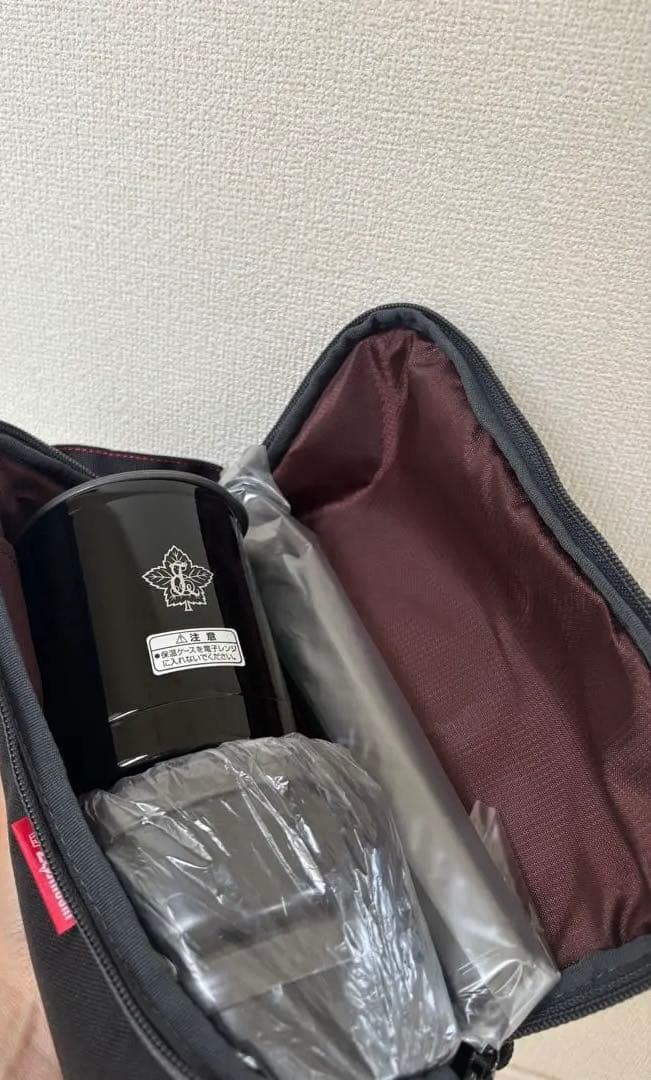 スマートデリ 保温弁当箱セット 黒　象印