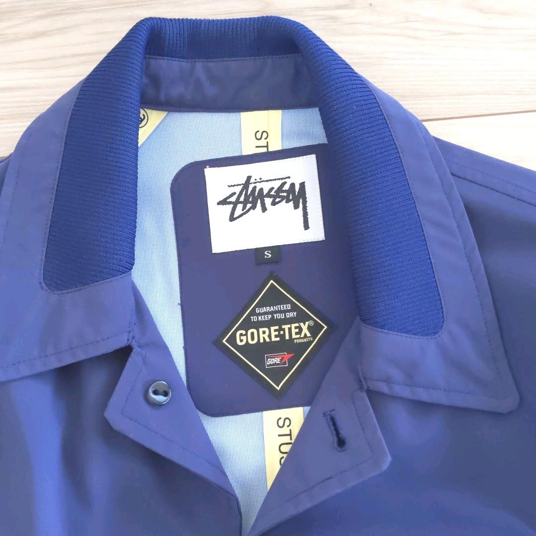 stussy コート　GORETEX ジャケット　アウター　ステューシーネイビー