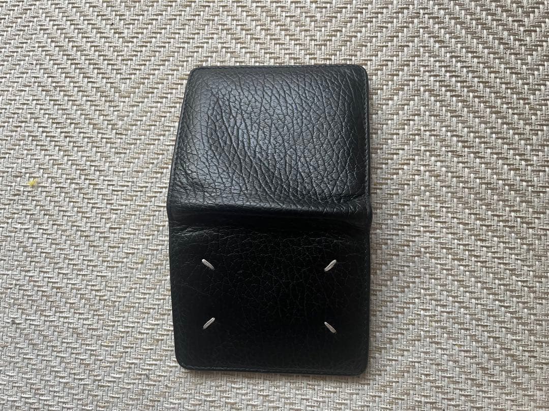 ぽっぽ　Maison Margiela 二つ折り財布 黒