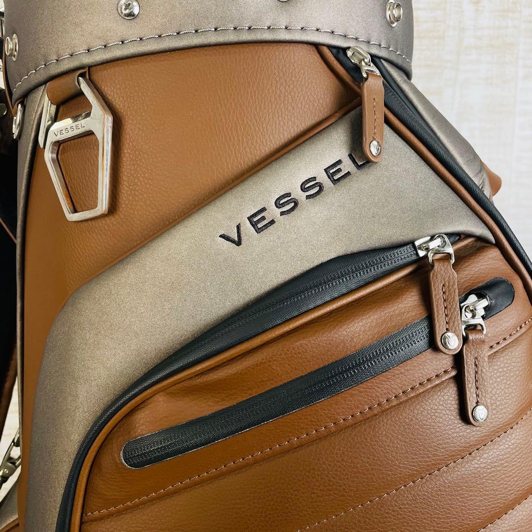 【美品】VESSEL APX Staff ベゼル　シンセティック　キャディバッグ