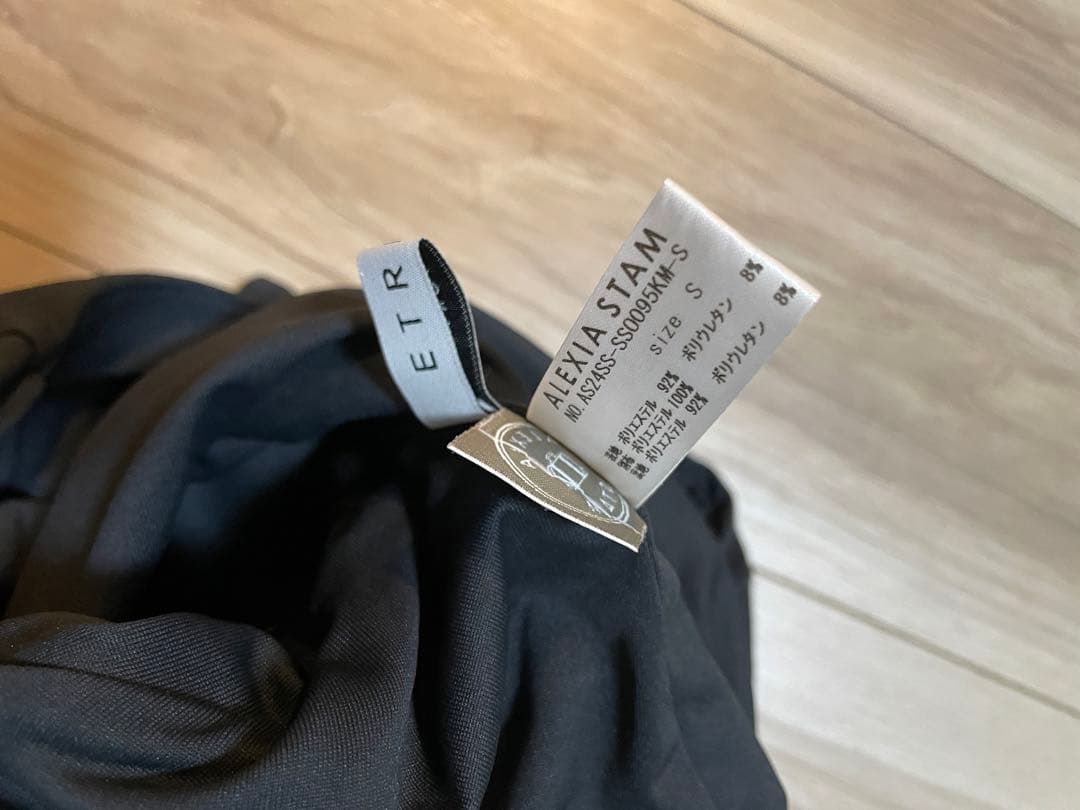 ALEXIA STAM エトレ ブラック ワンピース水着 S