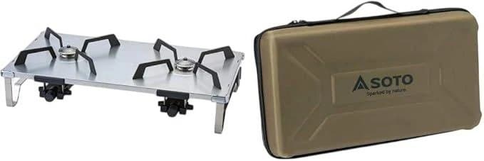 【未使用品】SOTOレギュレーター 2バーナー GRID（収納バッグ付）