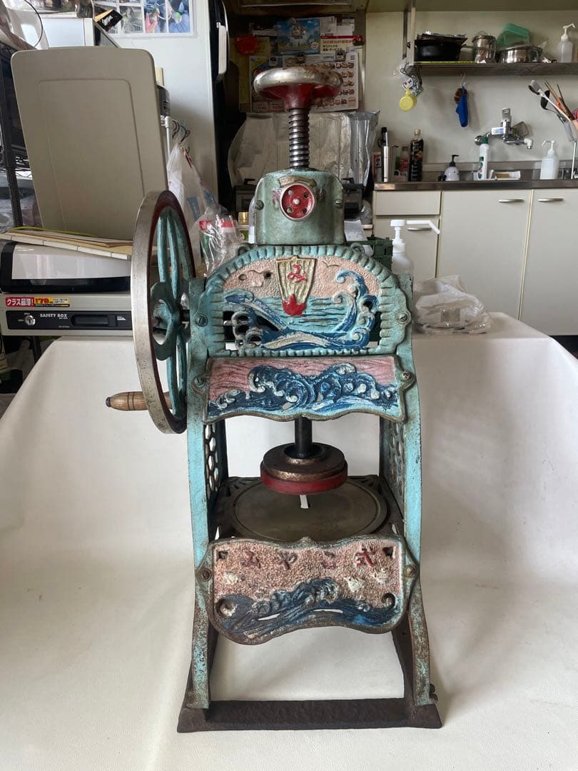 みやこ みやこ式 かき氷機 手動 レトロ 刃も鋭く ふわふわかき氷 アンティーク