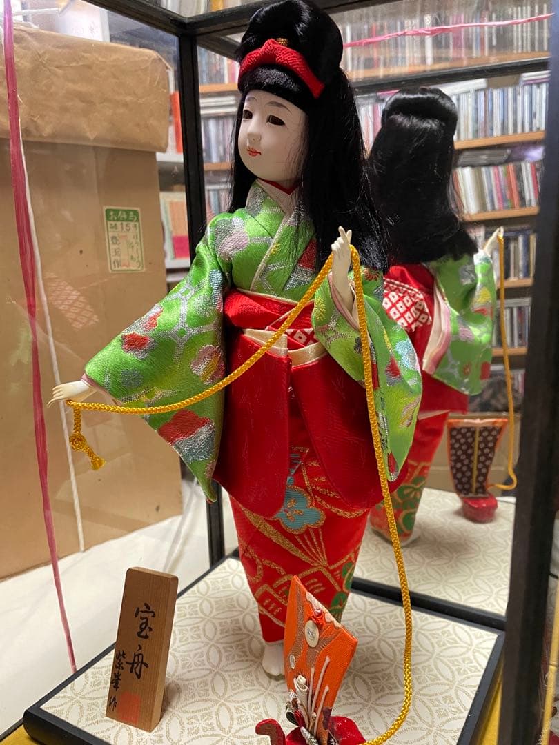 日本人形★平安童女★紫峰作★ヴィンテージドール★送料込み