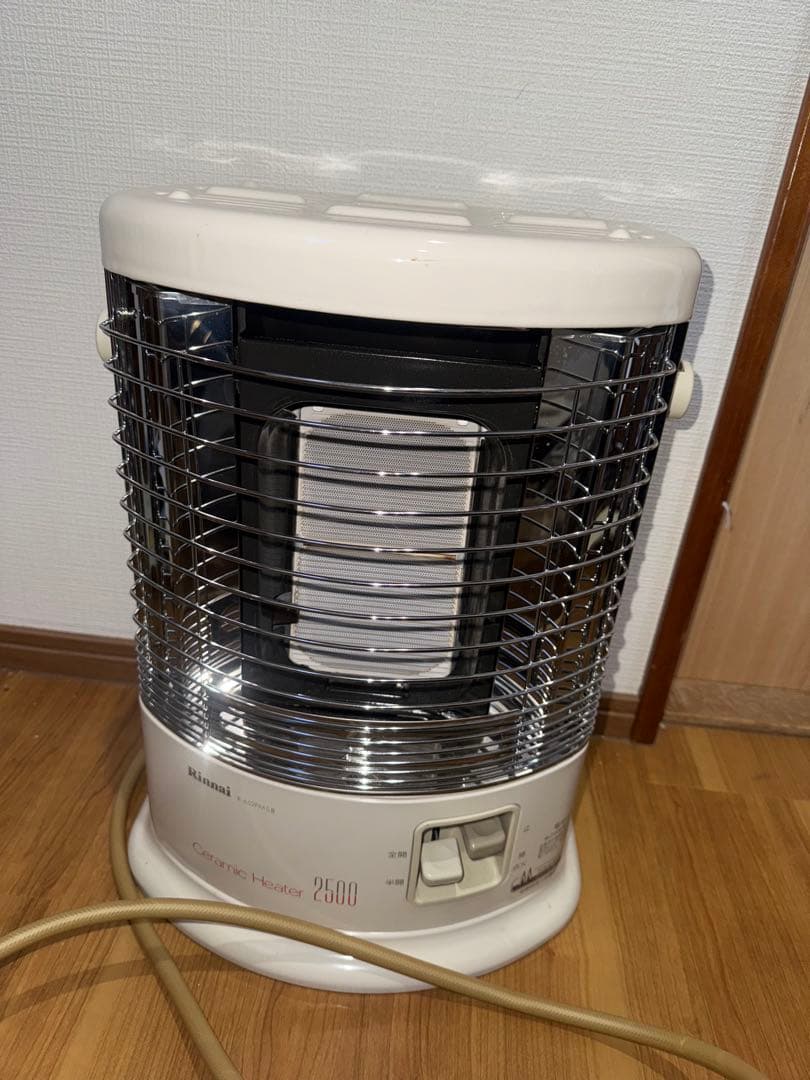 リンナイ　ガスストーブ　セラミックヒーター　都市ガス　動作未確認