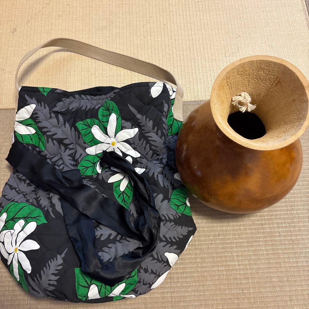 楽器イプ　花柄バッグセット　フラダンス