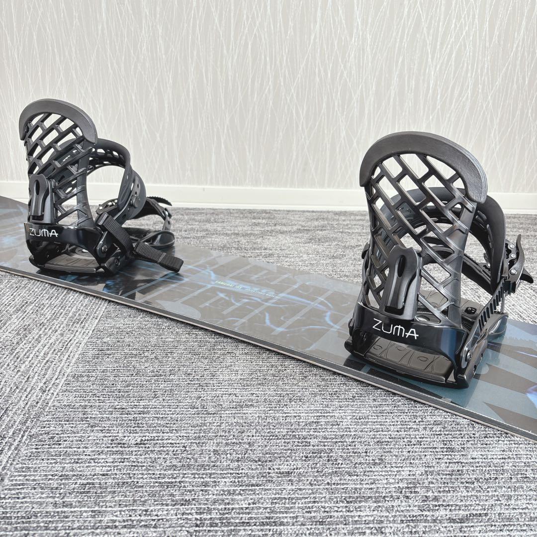 60超美品❗️超豪華❗️眞空雪板等/侍モデル メンズスノーボードセット★155cm