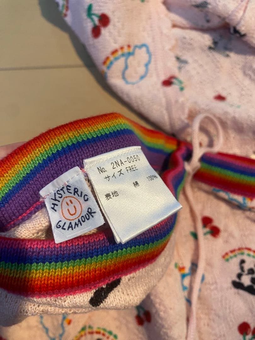 未使用　初期　ヒステリックグラマー パンダ柄　セットアップ　タンクトップY2K