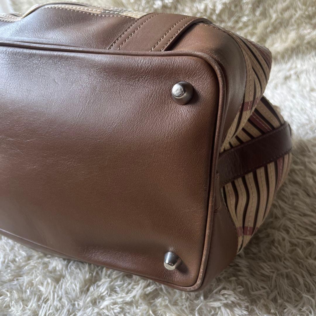 希少　バーバリー　プローサム　トートバッグ　ノバチェック