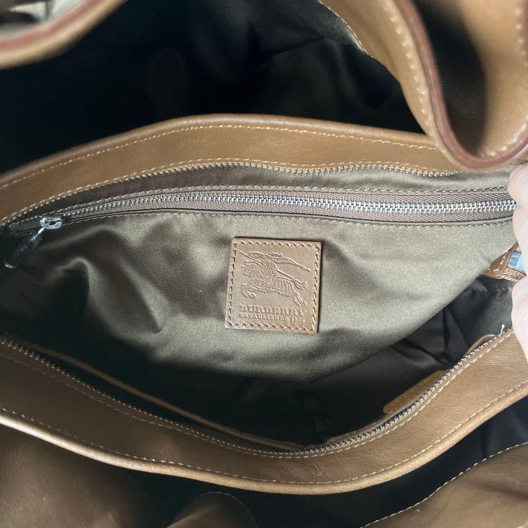 希少　バーバリー　プローサム　トートバッグ　ノバチェック